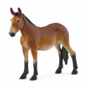 Figura de juguete de mula Schleich pintada a mano para coleccionistas y juego infantil.