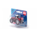 Tractor de juguete Massey Ferguson a escala con ruedas de goma y enganche funcional