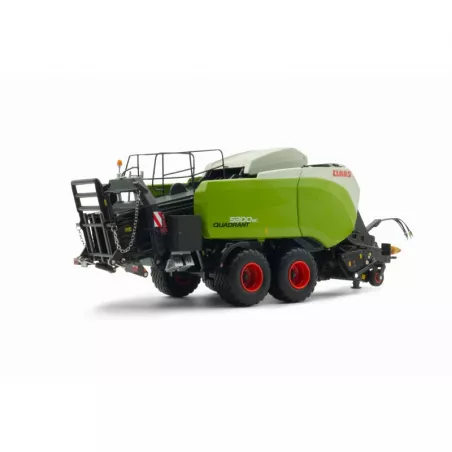 Empacadora a escala Claas Quadrant 5300 RC, miniatura agrícola detallada para coleccionistas.