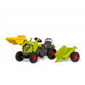 Tractor de juguete Claas Axos 240 de Rolly Toys con cargador frontal para niños de 2 a 5 años.