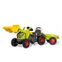 Tractor de juguete Claas Axos 240 de Rolly Toys con cargador frontal para niños de 2 a 5 años.