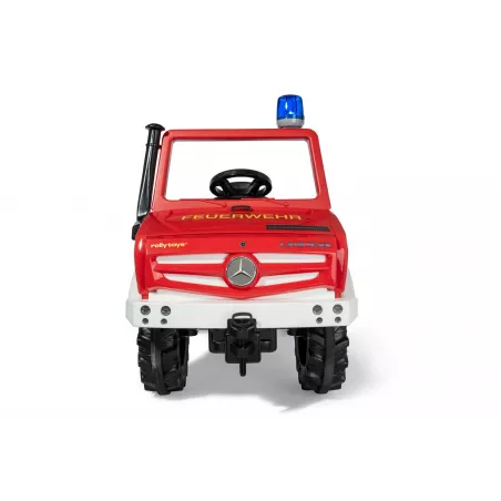 Camión de bomberos a pedales RollyUnimog de juguete para niños de 3 a 8 años
