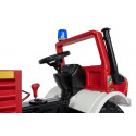 Camión de bomberos a pedales RollyUnimog de juguete para niños de 3 a 8 años