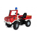 Camión de bomberos a pedales RollyUnimog de juguete para niños de 3 a 8 años