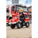 Camión de bomberos a pedales RollyUnimog de juguete para niños de 3 a 8 años