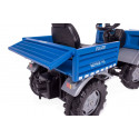Camión de pedales rollyUnimog THW azul para niños de 3 a 8 años