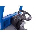 Camión de pedales rollyUnimog THW azul para niños de 3 a 8 años