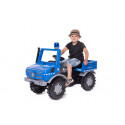Camión de pedales rollyUnimog THW azul para niños de 3 a 8 años