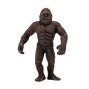 Figura decorativa detallada del legendario Big Foot Sasquatch con acabado robusto y realista.