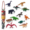 Set de 12 figuras de dinosaurios realistas Mojo para juego de mini mundos y proyectos escolares.