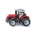 Tractor de juguete Massey Ferguson a escala con ruedas de goma y enganche funcional