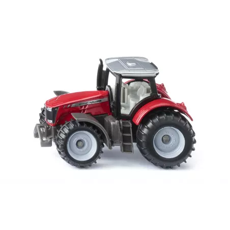 Tractor de juguete Massey Ferguson a escala con ruedas de goma y enganche funcional
