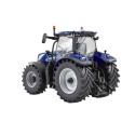 Miniatura a escala 1:32 del tractor New Holland T7.300 LWB Blue Power en color azul metálico para coleccionistas.
