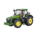 Réplica a escala 1:32 del tractor John Deere 8R 370 Britains de metal y plástico verde para coleccionistas