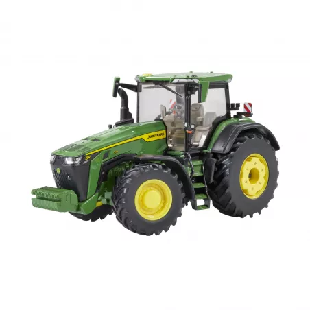 Réplica a escala 1:32 del tractor John Deere 8R 370 Britains de metal y plástico verde para coleccionistas