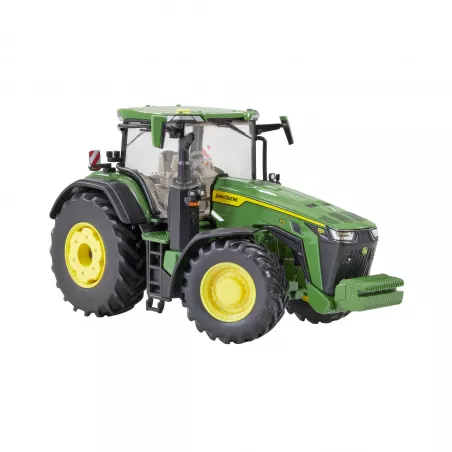 Réplica a escala 1:32 del tractor John Deere 8R 370 Britains de metal y plástico verde para coleccionistas
