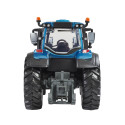 Tractor Valtra T234 turquesa equipado con cargador frontal