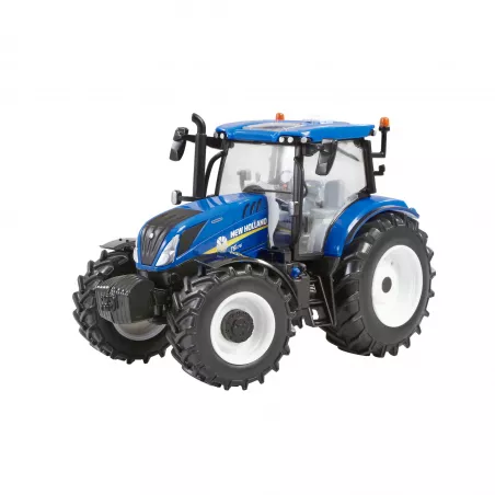 Tractor de juguete New Holland T6.175 a escala 1:32 de Britains para coleccionistas.