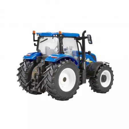 Tractor de juguete New Holland T6.175 a escala 1:32 de Britains para coleccionistas.