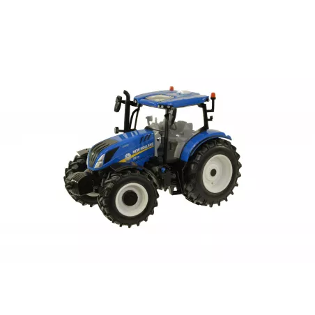 Tractor de juguete New Holland T6.175 a escala 1:32 de Britains para coleccionistas.