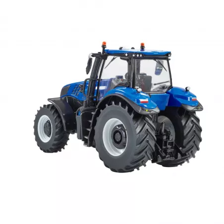 Réplica a escala 1:32 del tractor New Holland T8.435 de Britains para coleccionistas agrícolas.