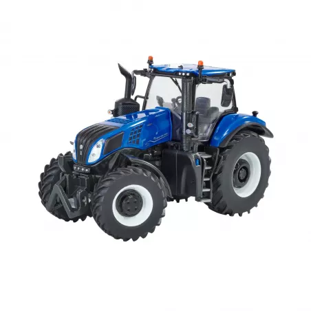 Réplica a escala 1:32 del tractor New Holland T8.435 de Britains para coleccionistas agrícolas.