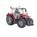 Réplica a escala 1:32 del tractor Massey Ferguson 6S.180 de Britains en metal y plástico.