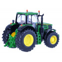 Réplica a escala 1:32 del tractor John Deere 6195M de Britains para coleccionistas.