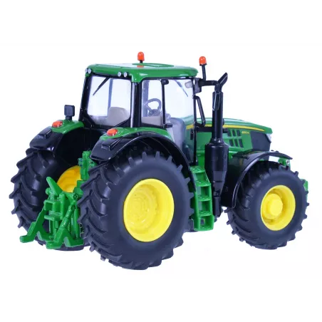 Réplica a escala 1:32 del tractor John Deere 6195M de Britains para coleccionistas.