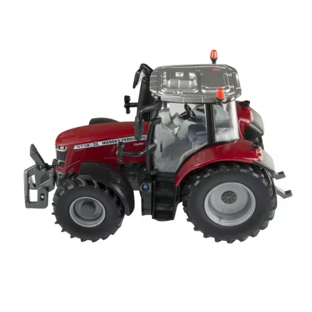 Réplica a escala del tractor Massey Ferguson 6718S de Britains para coleccionistas.
