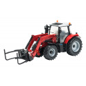 Réplica a escala 1:32 del tractor Massey Ferguson 6616 con cargadora frontal de Britains