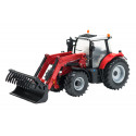 Réplica a escala 1:32 del tractor Massey Ferguson 6616 con cargadora frontal de Britains