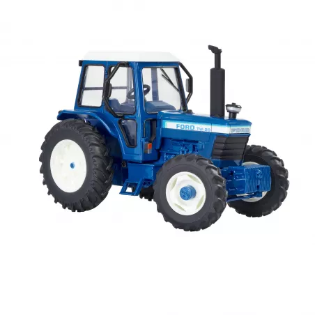 Tractor en miniatura Ford TW20 de Britains a escala 1:32 para coleccionistas de maquinaria agrícola.