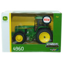 Tractor en miniatura John Deere 4960 a escala 1:32 con ruedas traseras dobles de Britains.