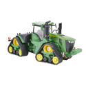 Tractor articulado John Deere 9RX 640 a escala 1:32 de Britains con orugas realistas para coleccionistas.