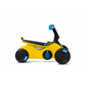 Vehículo evolutivo BERG GO² SparX Amarillo con modo correpasillos y pedales retráctiles.