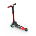 Patinete de tres ruedas BERG Nexo plegable en color rojo para niños.