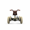 Kart de pedales infantil BERG Buzzy Retro 2 en 1 verde con asiento ajustable y cuatro ruedas estables.