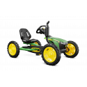 Kart de pedales BERG Buddy John Deere verde y amarillo para niños