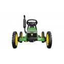 Kart de pedales BERG Buddy John Deere verde y amarillo para niños
