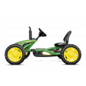 Kart de pedales BERG Buddy John Deere verde y amarillo para niños