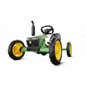 Kart de pedales BERG Buddy John Deere verde y amarillo para niños