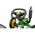 Kart de pedales BERG Buddy John Deere verde y amarillo para niños
