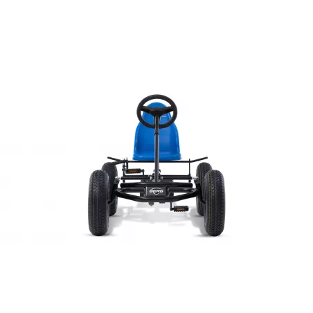 Coche de pedales BERG XL B.Azul puro BFR robusto y ajustable para niños al aire libre.