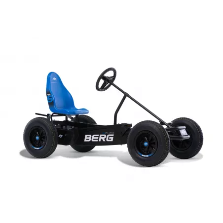 Coche de pedales BERG XL B.Azul puro BFR robusto y ajustable para niños al aire libre.