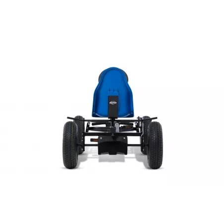 Coche de pedales BERG XL B.Azul puro BFR robusto y ajustable para niños al aire libre.