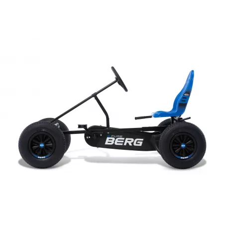 Coche de pedales BERG XL B.Azul puro BFR robusto y ajustable para niños al aire libre.