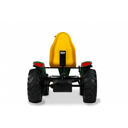 Kart de pedales robusto BERG XL John Deere BFR-3 con tres marchas y sistema de freno BFR.