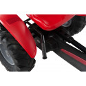 Kart eléctrico de pedales BERG XXL Case IH E-BFR inspirado en tractor Case IH con motor de asistencia de 250W.