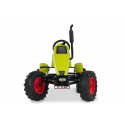 Kart de pedales eléctrico Berg XXL Claas E-BFR con motor de 250W y diseño de tractor agrícola.